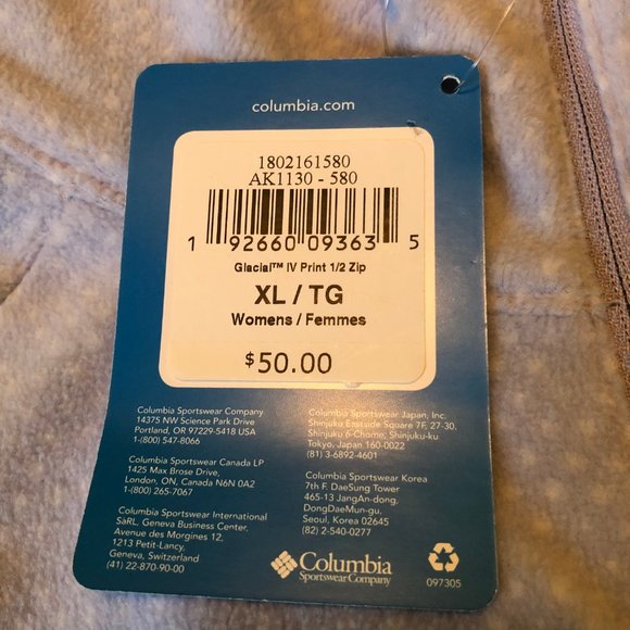 COLUMBIA 1/4 Zip Fleece Pullover - Picture 7 of 7